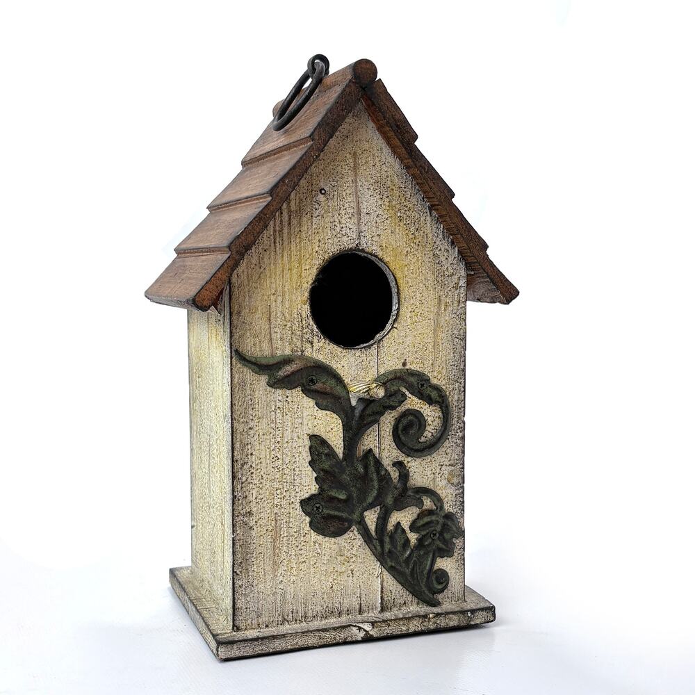Bird House 10.5 x 5.5 x 4.5 Inches Indoor or Outdoor